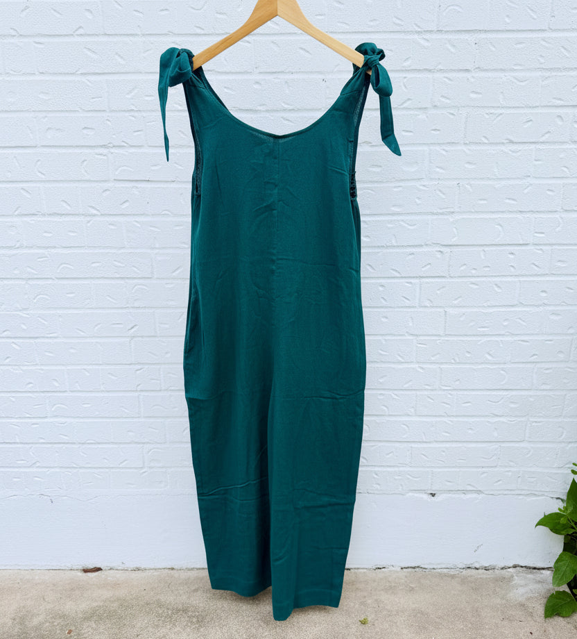 Shoulder Ties Romper, various colors