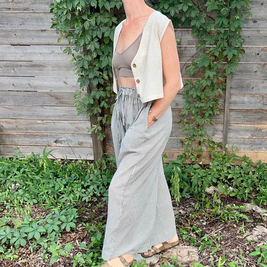 Aarti Reversible Top/Vest, cream