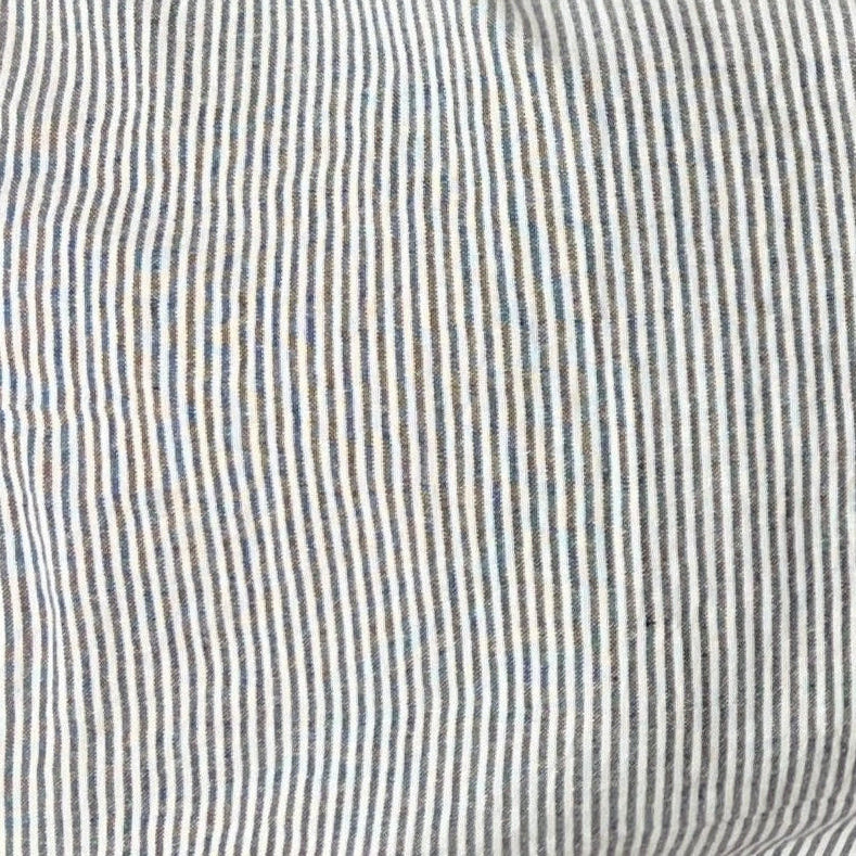 Patan Top, black & white pinstripe