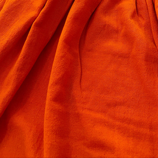 Patan Top, persimmon orange double dye