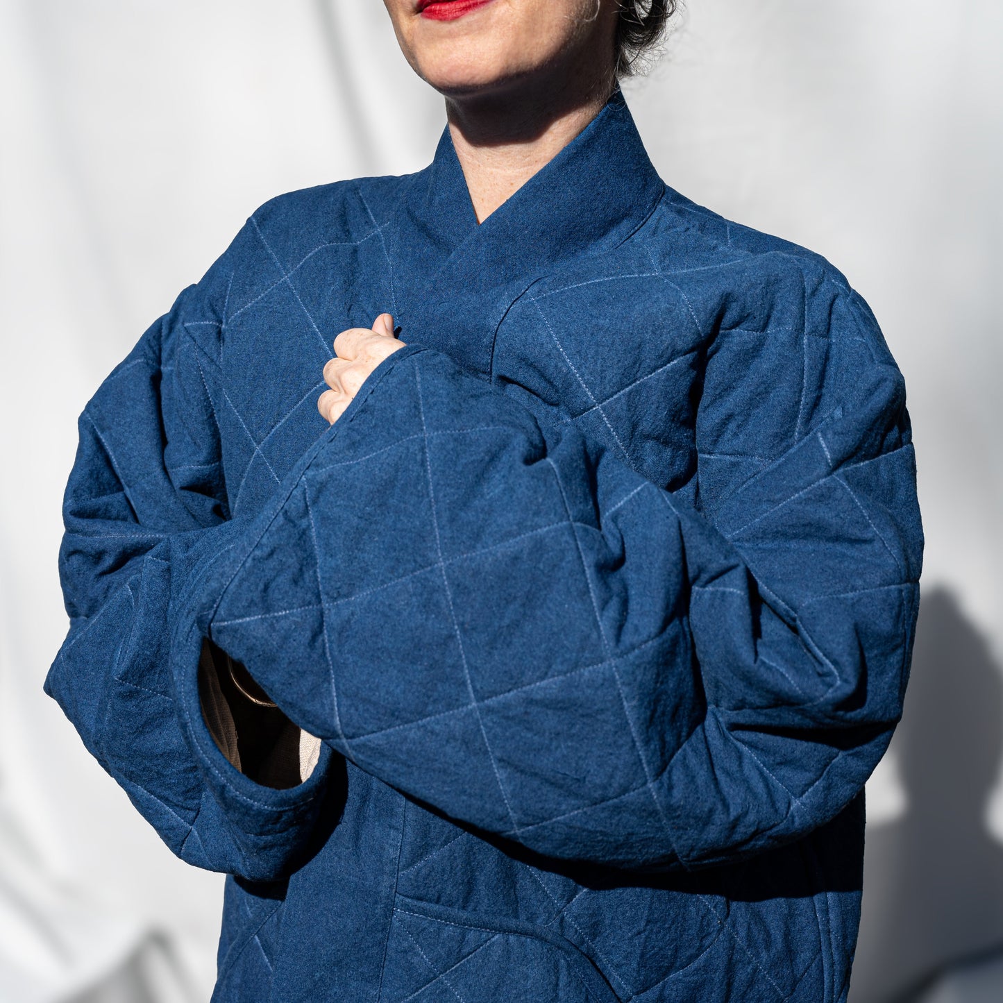 Nabina Quilted Jacket, stripes