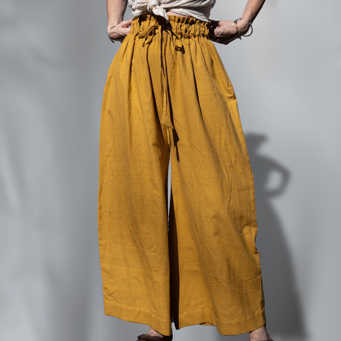 Rabina Trousers, clay pink *botanical dye