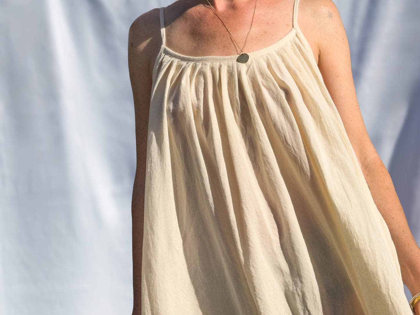 Anu Maxi Dress, indigo *botanical dye