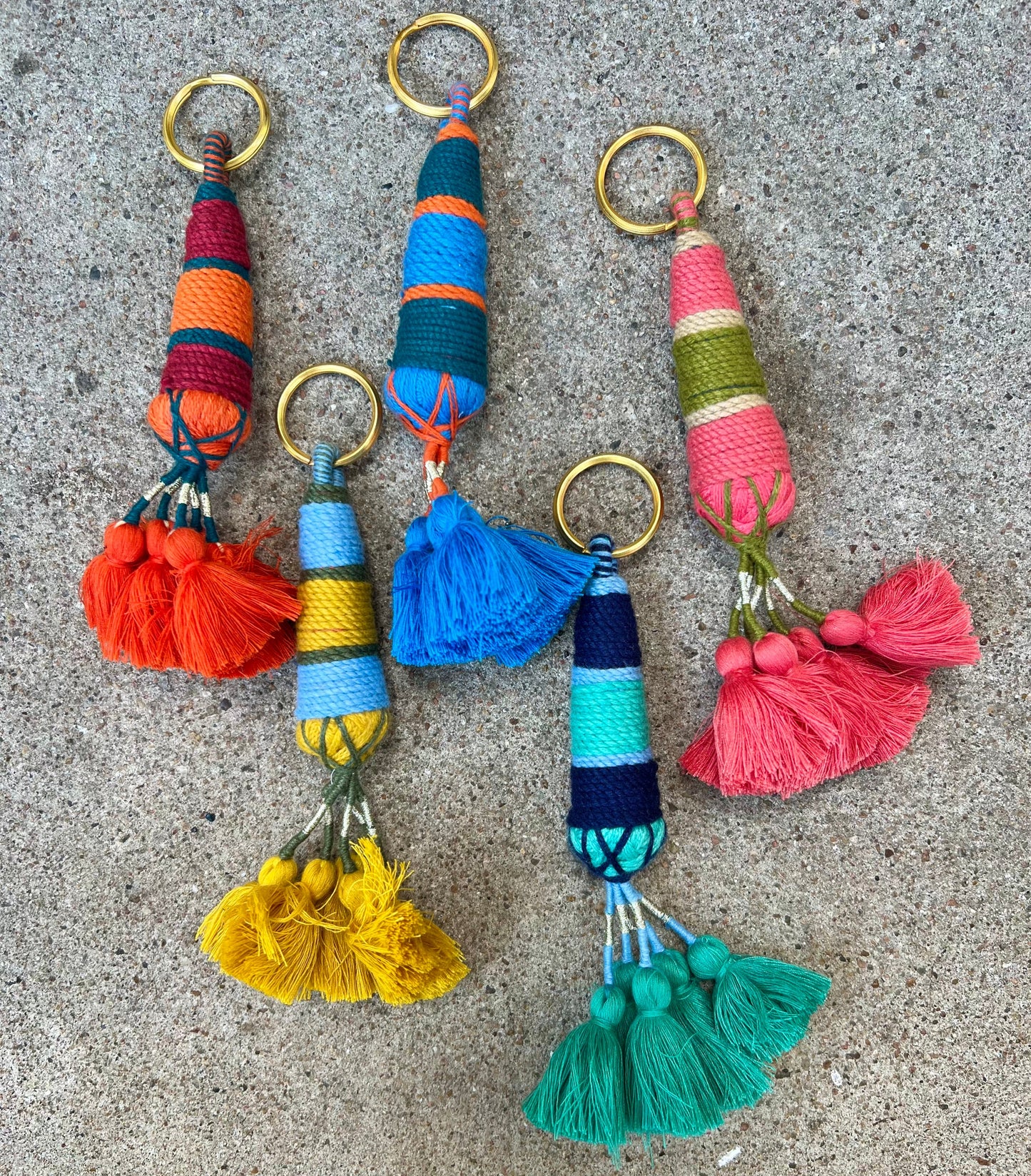 Colorful Tassel Keychain