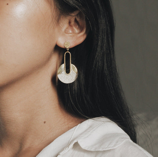 Dedari Art Deco Earrings - Small World Goods