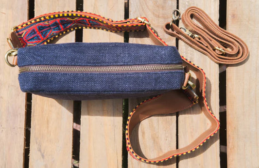 Magic Box Bag with Embroidered Strap