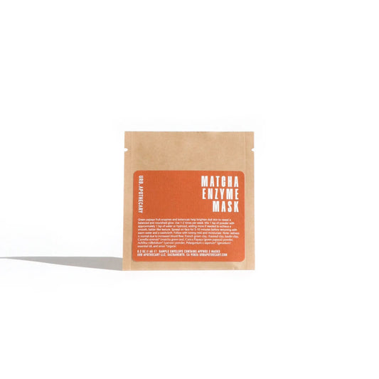 Matcha Enzyme Mask, travel envelope - Small World Goods