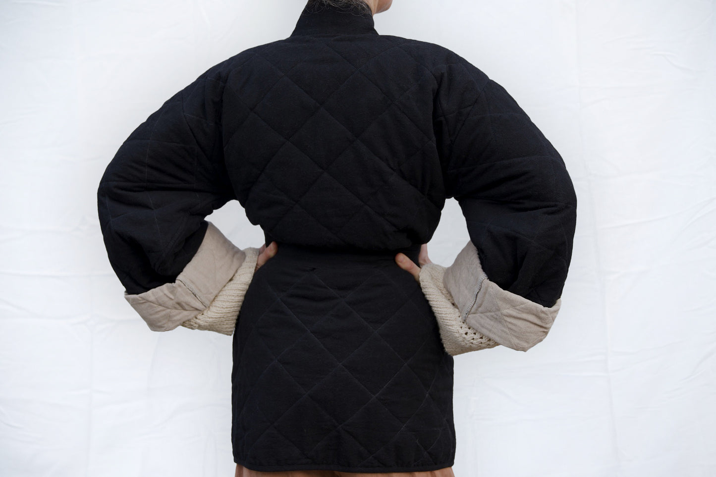Nabina Quilted Jacket, stripes