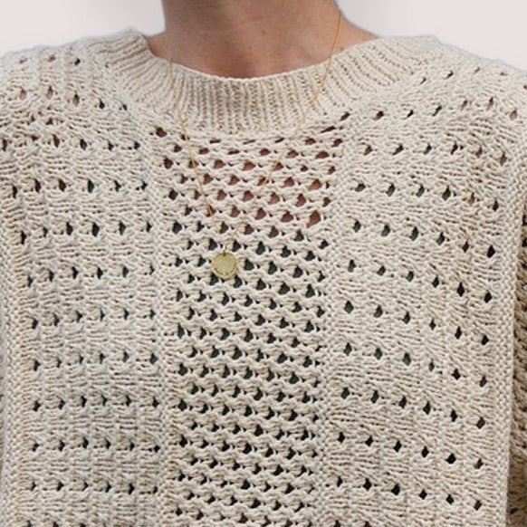 Sleeveless Anita Sweater, cream