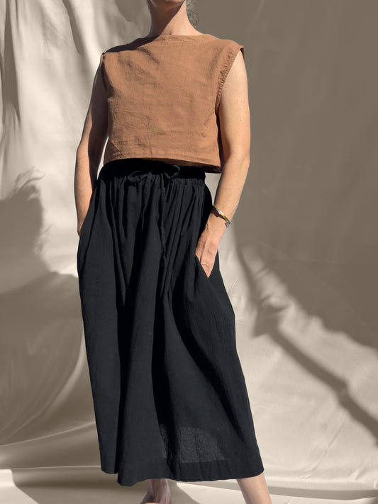 Aarti Reversible Top/Vest, rust *botanical dye