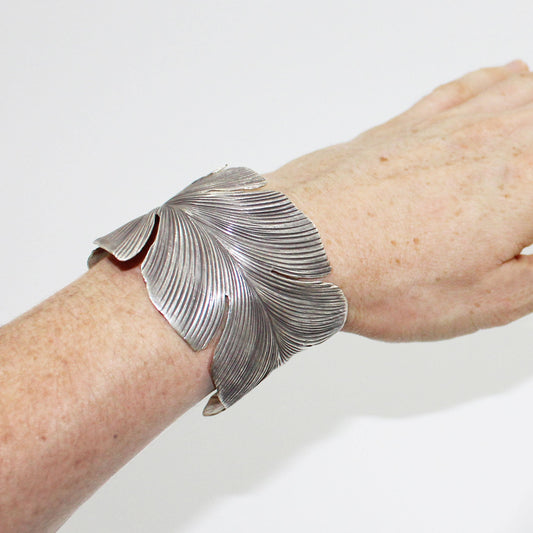 Wide Feather Bracelet - Small World Goods