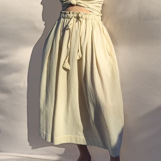 Padmasana Skirt/Dress, cream