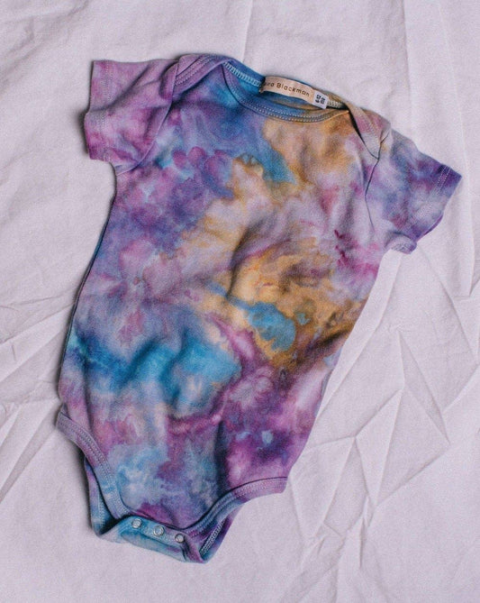 Organic Cotton Baby Onesies, hand dyed