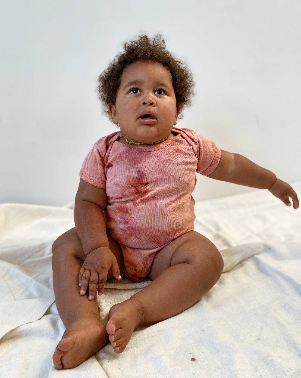 Organic Cotton Baby Onesies, hand dyed