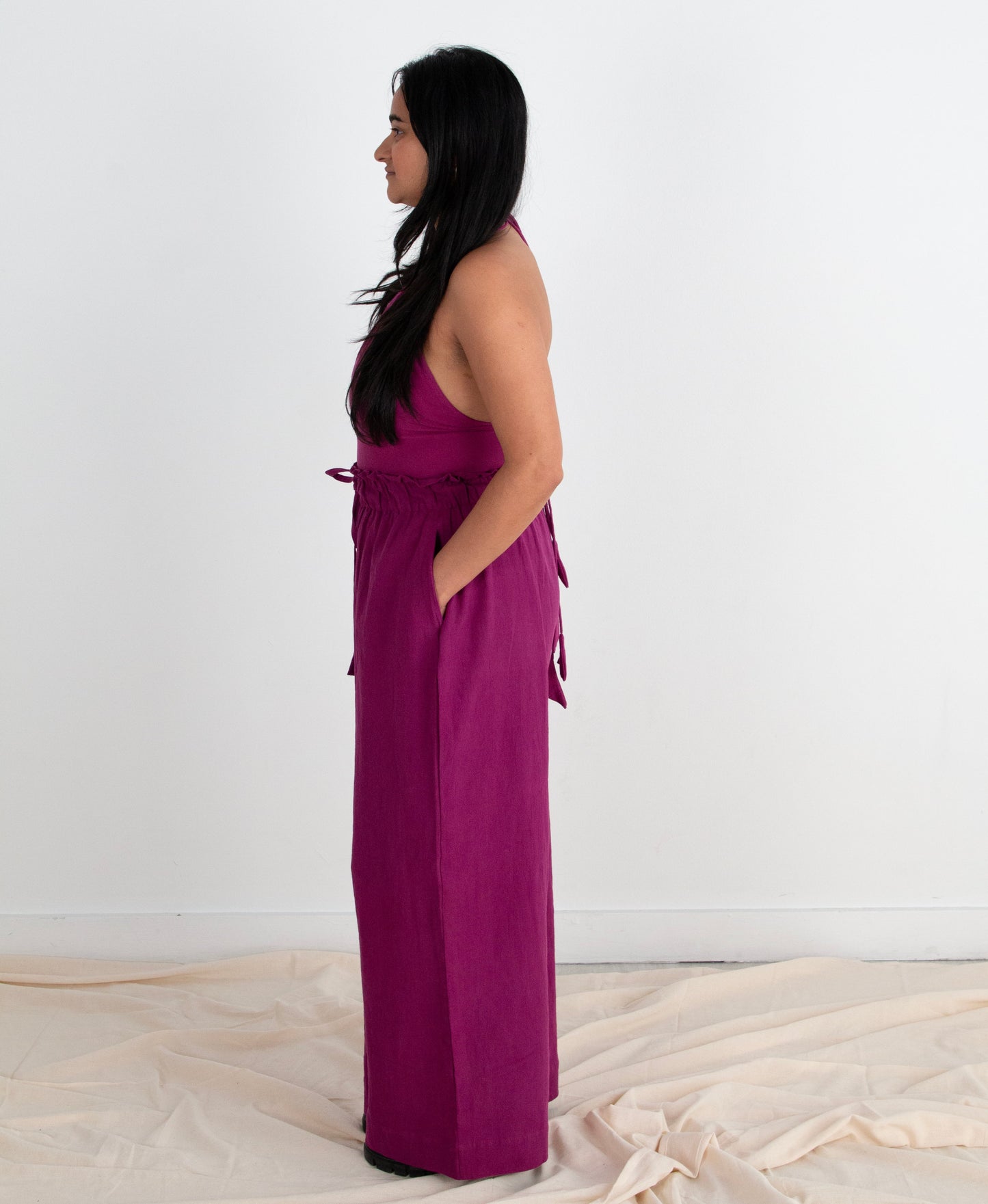 Rabina Trousers, plum double dye