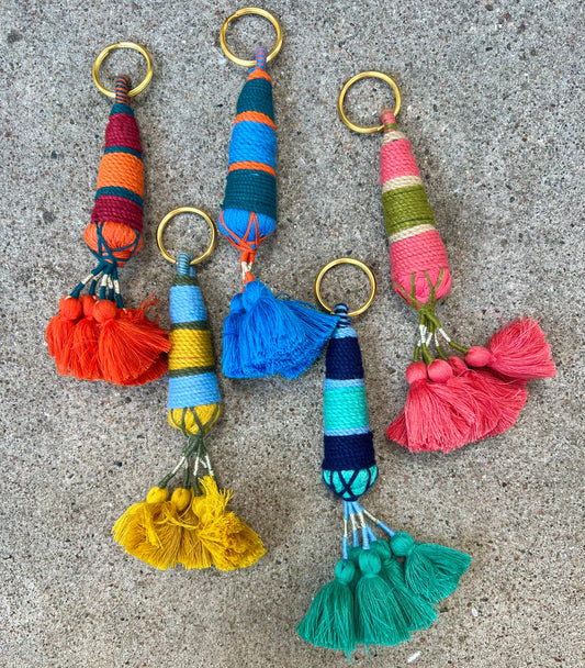 Colorful Tassel Keychain