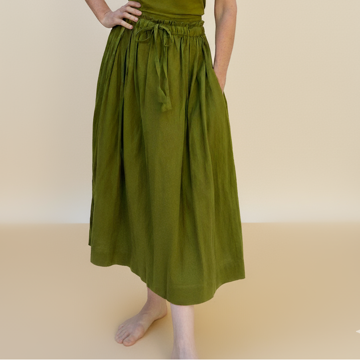 Padmasana Skirt/Dress, matcha green