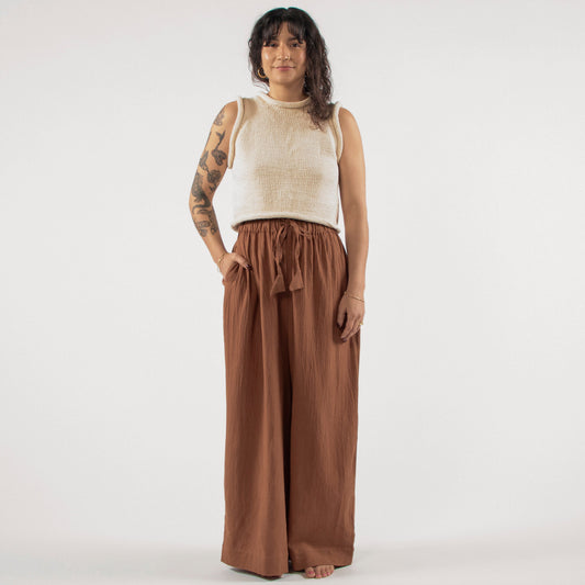 Rabina Trousers, rust *botanical dye