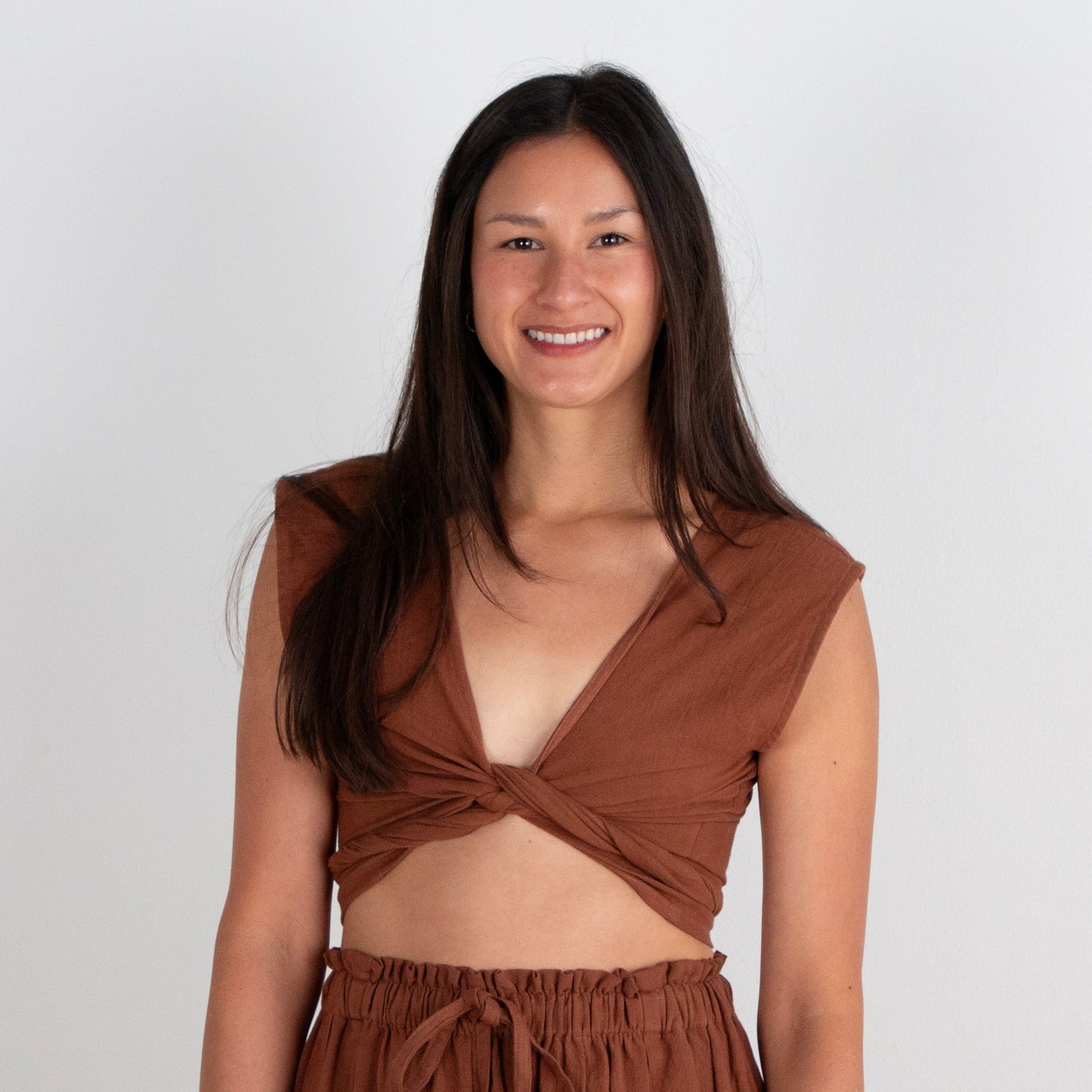 Simran Reversible Wrap Top, black