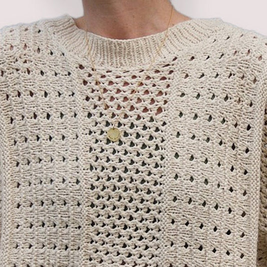 Sleeveless Anita Sweater, cream