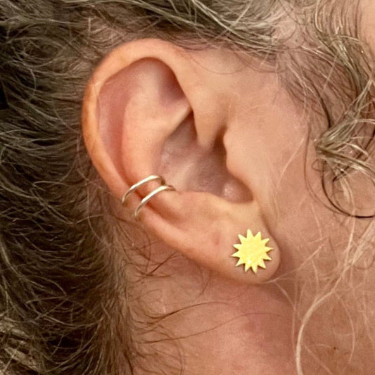 Simple Silver Ear Cuffs - Small World Goods
